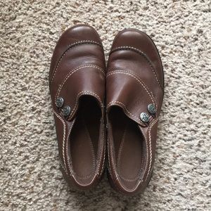 Clarks brown Leather shoe